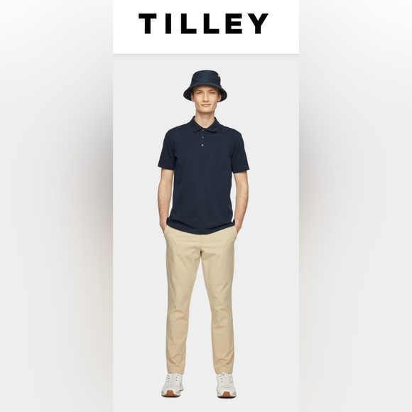 Tilley Men's Short Sleeve Polo Black XXL Soft Touch - Picture 1 of 11